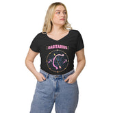 sagitarius Women’s Fitted V-Neck T-Shirt | Zodiac Series 1 - Beyond T-shirts